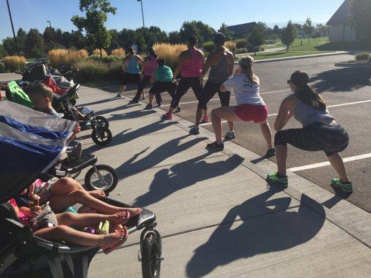 Stroller Strides at Julius Kleiner Park