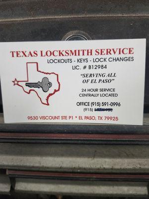 Texas Locksmith Service