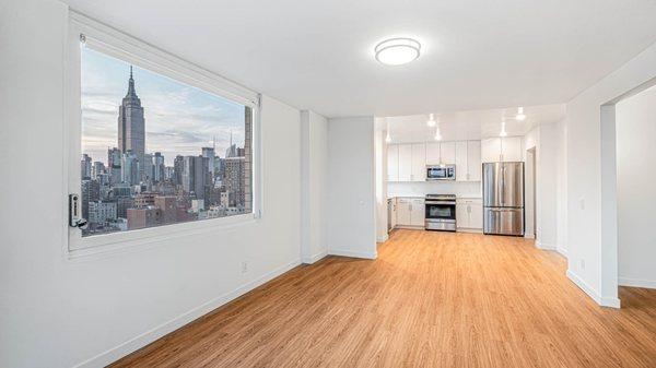 Living Room and Kitchen