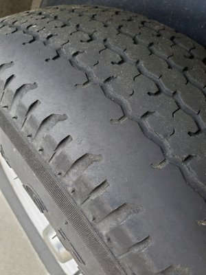 Bald tire