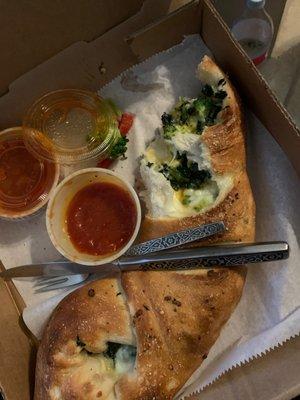 Vegetable stromboli