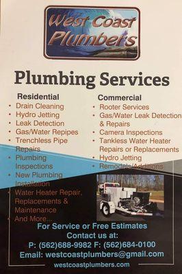 Services we provide