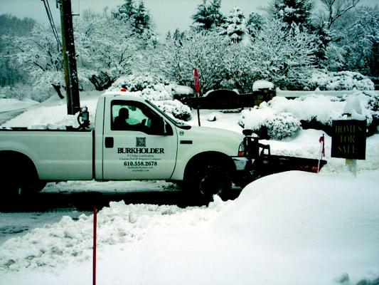 Burkholder - snow season in full force