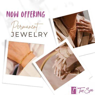 Now offering permanent jewelry! Stop by for more info!