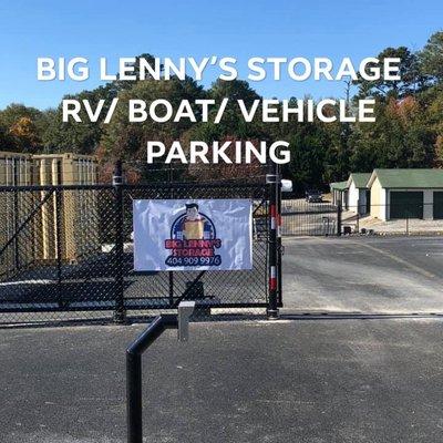 Big Lenny's Storage new gate access system