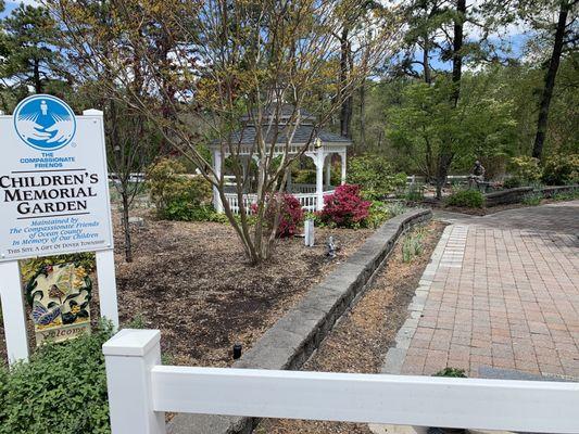 Recent children's memorial garden