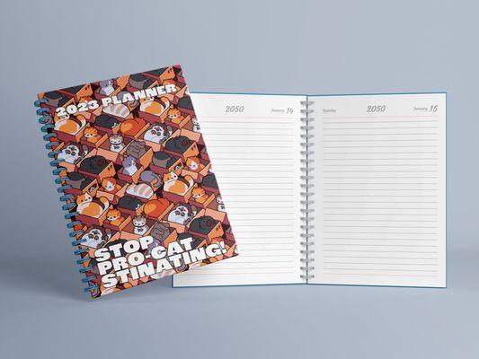 It's meow or never. Crush 2023 and make it your own with a personalized notebook!