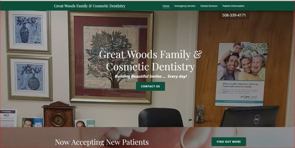 Visit our website:   https://greatwoodsfamilydentistry.com/