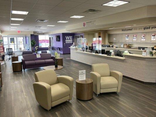 Dedicated Senior Medical Center Waiting Area Interior