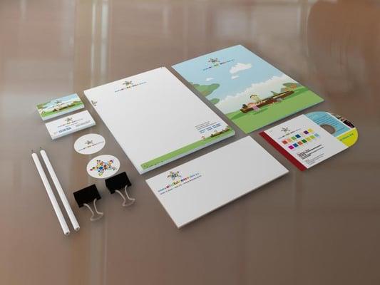 Cutting Edge Business Cards Branding Package