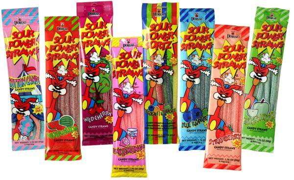 Sour Power® Straw Packages