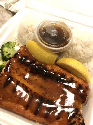 Salmon teriyaki