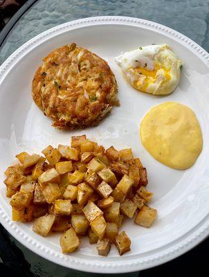 Crab Benedict Hash