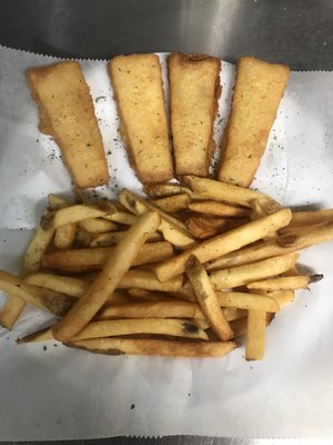 Fried cod basket