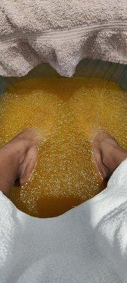 Jelly feet bath