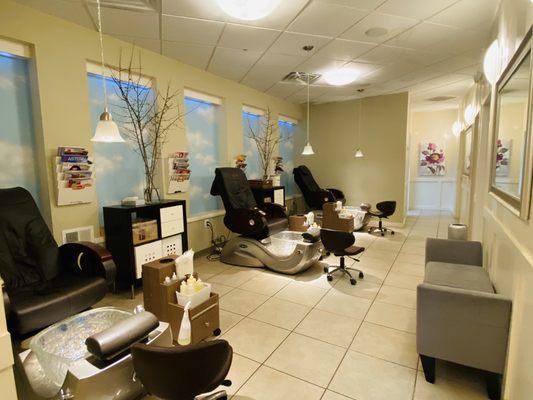 Pedicure section