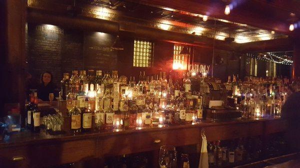 Original bar top & back from pre-prohibition period