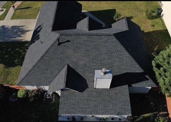 Charcoal black Shingles for our happy customer.