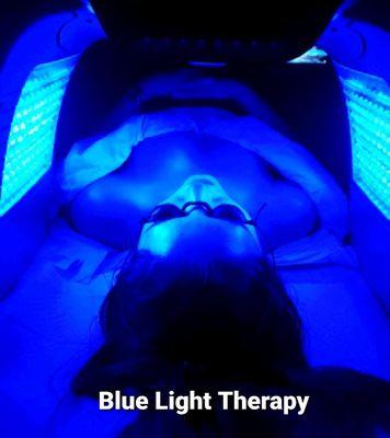 Blue LED Light Therapy Benefits
Acne Collagen Production,
Wound Healing,
Reducing Skin Infections and Inflammation.