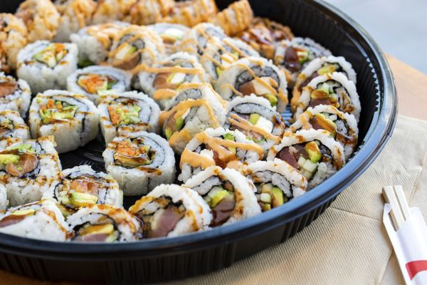 sushi party tray