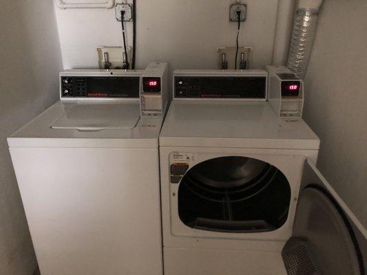 These are the nasty laundry machines that dampen my clothes and swallow my money.