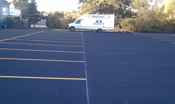 Parking Lines offers both restriping and new layouts for parking lots