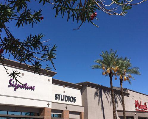 Easy to find & conveniently located next to Michaels just across from Chandler Fashion Mall