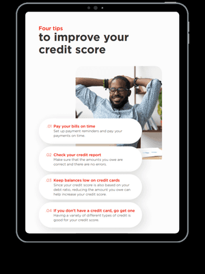 Tips for improving your credit score!