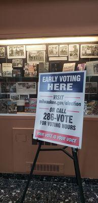 early voting throughout the city thru Sunday!