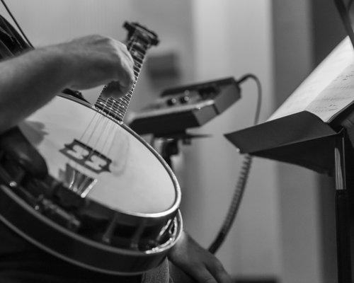 Banjo overdubs on a custom soundtrack