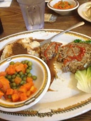 Senior meatloaf: $6.95