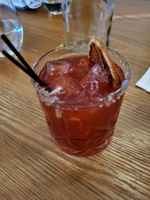 Blood orange margarita