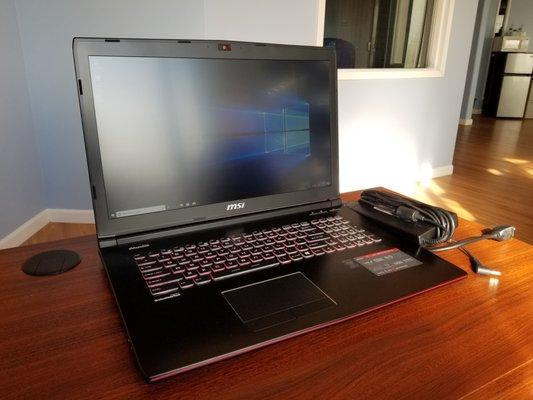 Gaming laptop