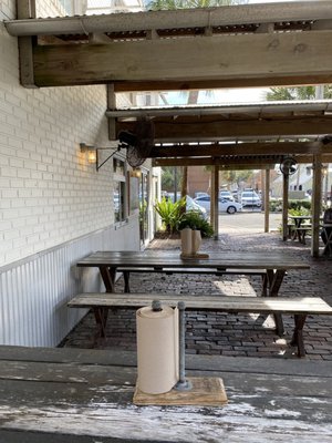 Outdoor seating