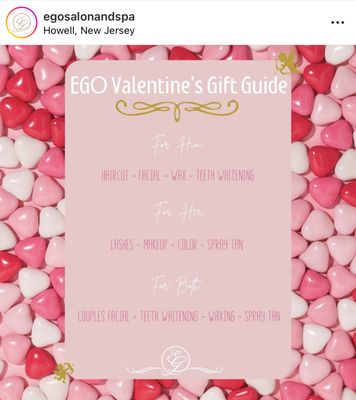 EGO VALENTINE GIFT GUIDE