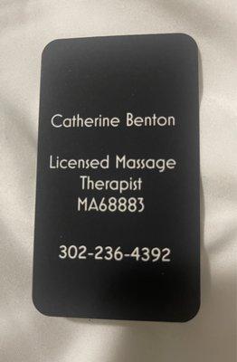 Massage therapist