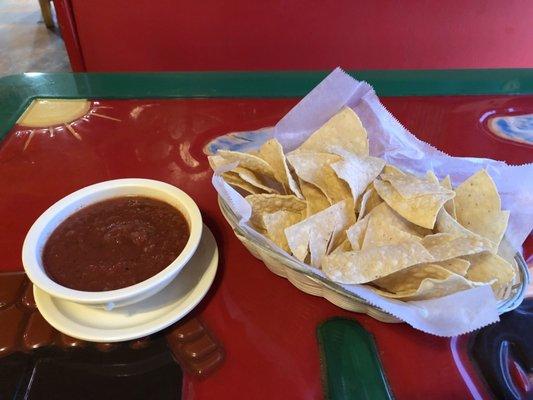 Complimentary Chips & Salsa