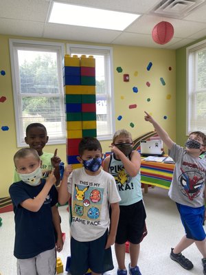 Summer campers from Super hero Academy week.