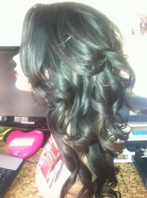 Wig unit w/ body curls.$ 175.00