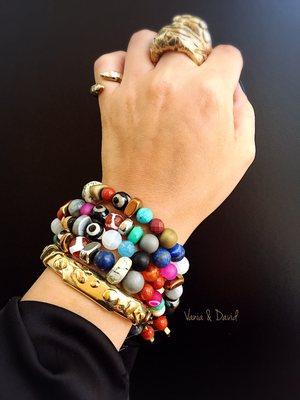 Colorful Bracelets that are unisex,which is David's idea,we also do custom orders !