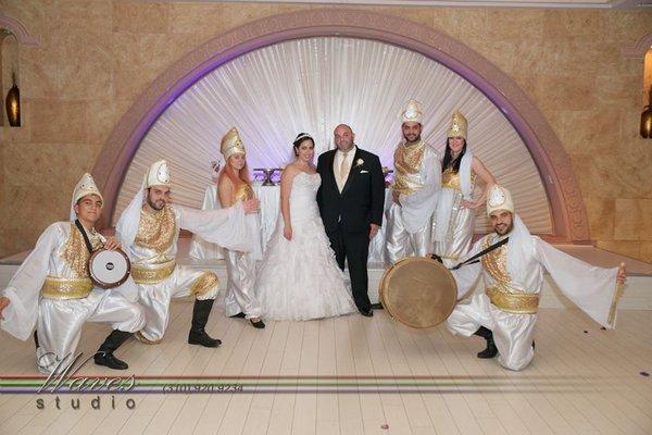 Lebanese Zaffa,  Bride and Groom grand entrance