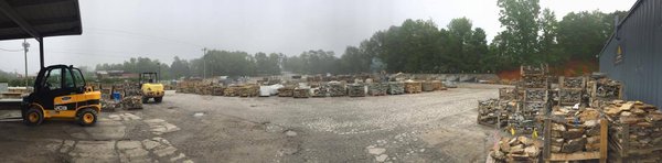 Stone Yard on a Foggy Day in April '17