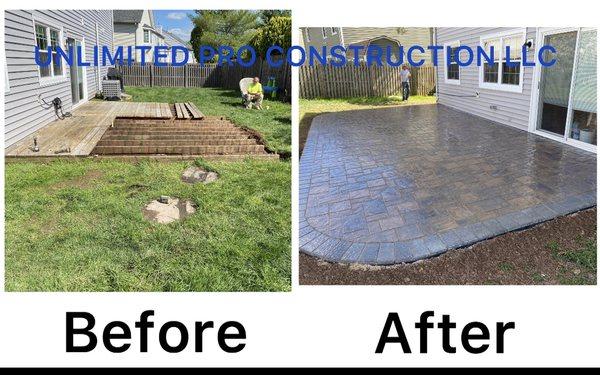 Patio project: