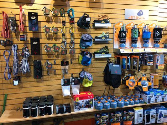 Climbing and Camping Gear