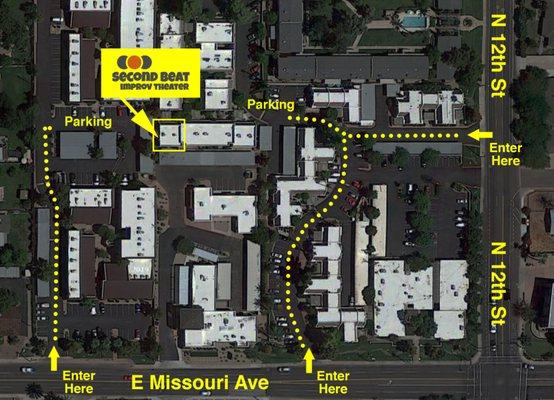 Map of business complex