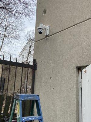 Backyard camera with Mount