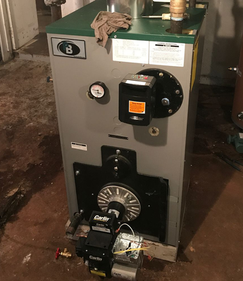 Boiler - After - Installed a new HB Smith 4-Section Boiler with a 201 Carlin oil burner. This will save the Customer significant money with