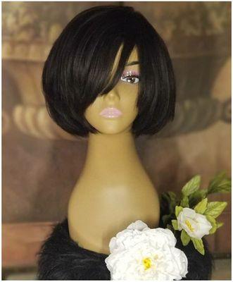 Custom made lace closure wig