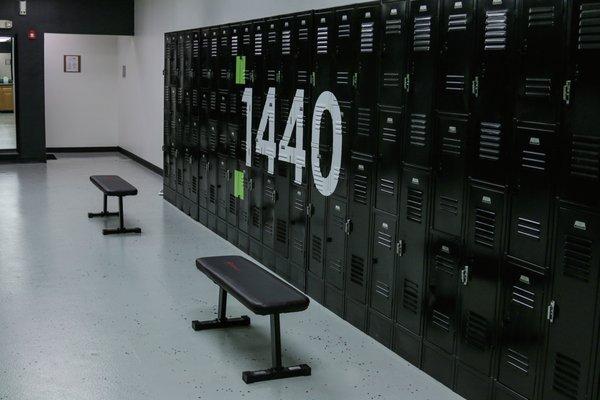 FITNESS:1440 Nashville locker room