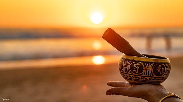 Singing bowls are used for sound healing